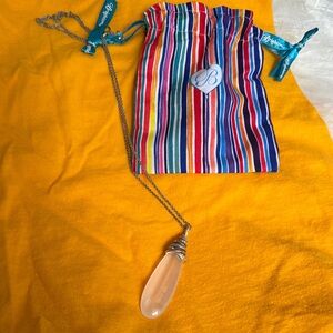 Brighton Pink Teardrop Pendant Necklace